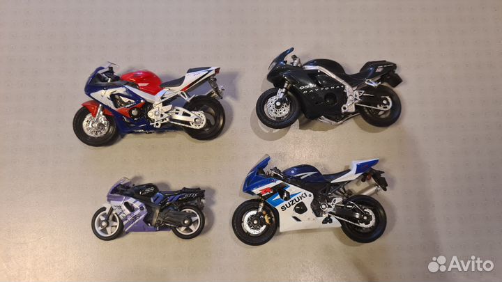 Модели мотоциклов 1/18, 1/12