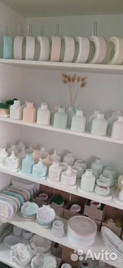 Поднос из высокопрочного влагостойкого гипса