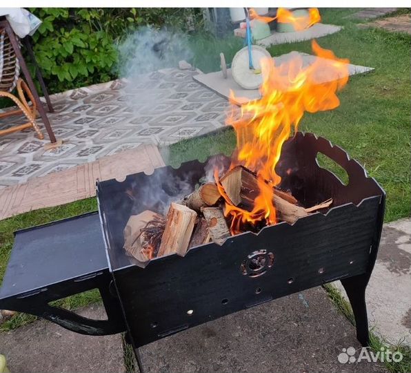 Мангал из стали 3 мм (новый)