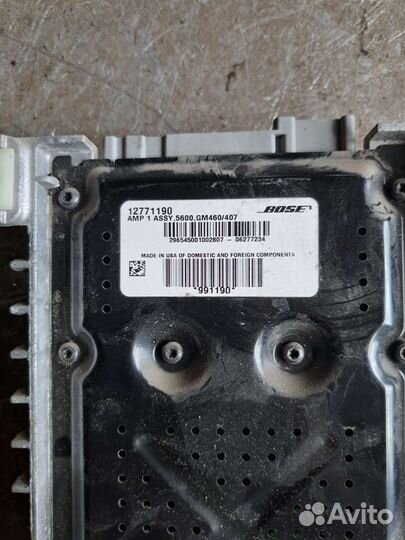 Усилитель звука на Cadillac bls