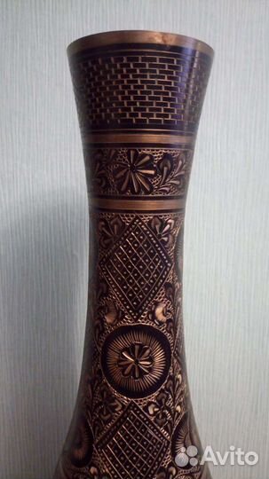 Ваза высокая 49.5 см индия времён СССР