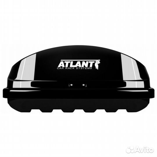 Автобокс на крышу Atlant Diamond 430 черного цвета