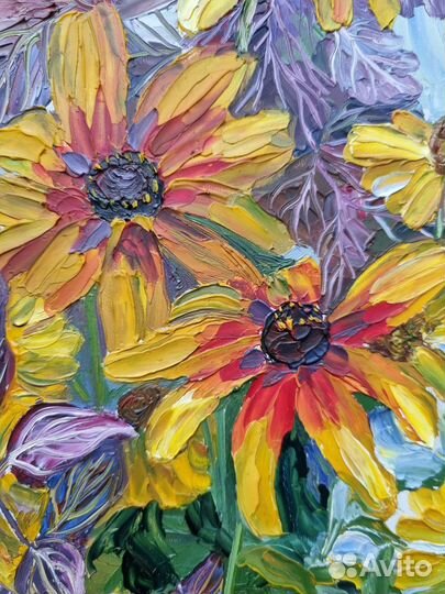 Картина маслом мастихином