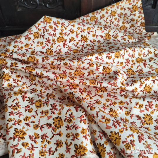 Отрез ткани лен СССР 8,5 м