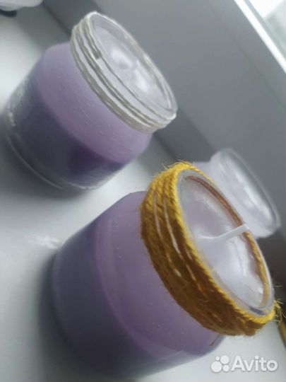 Ароматическая свеча лаванда