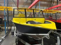 Моторная лодка Триера 460 Желтая