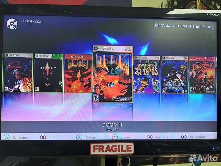 Xbox 360 + 30-100 игр (2 геймпада