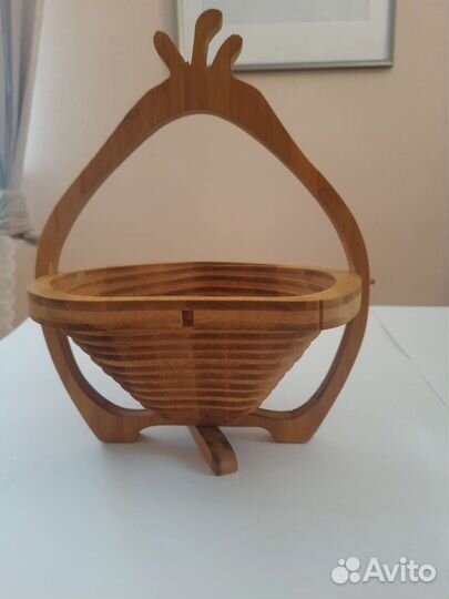 Деревянная складная посда для фруктов