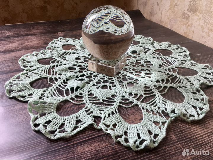 Салфетка ажурная, вязаная крючком