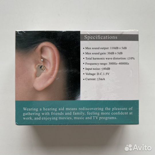 Слуховой аппарат axon K-188, новый, розница/опт