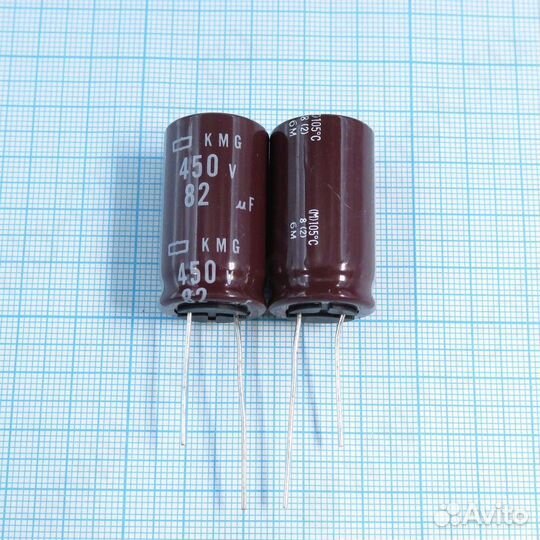 82uF 450v 82uF82uF 18x31.5 KMG - Электролитический