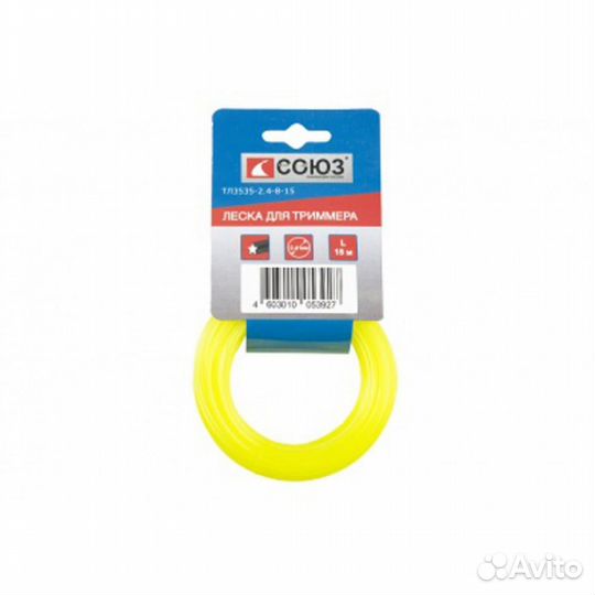 Леска для триммера Союз тл3535-2.4-8-15