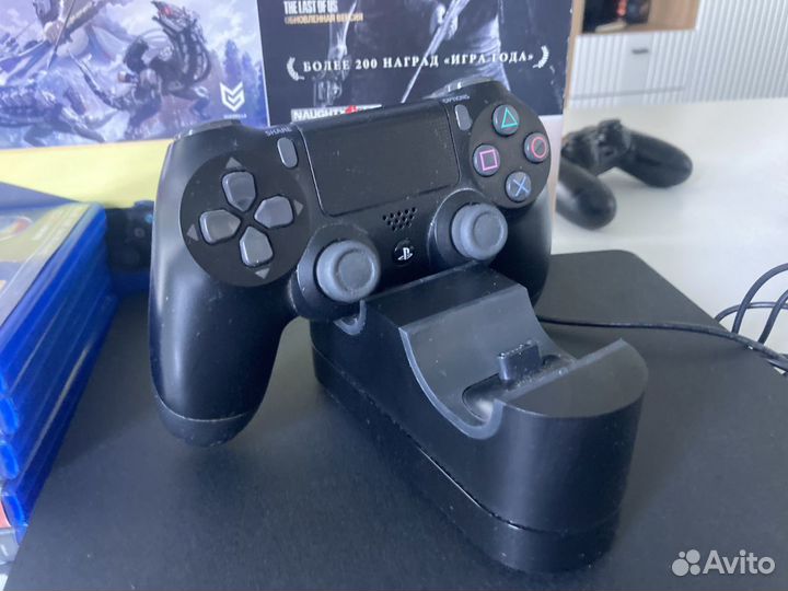 Игровая приставка ps4 slim 1tb