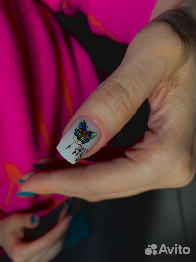 Маникюр наращивание