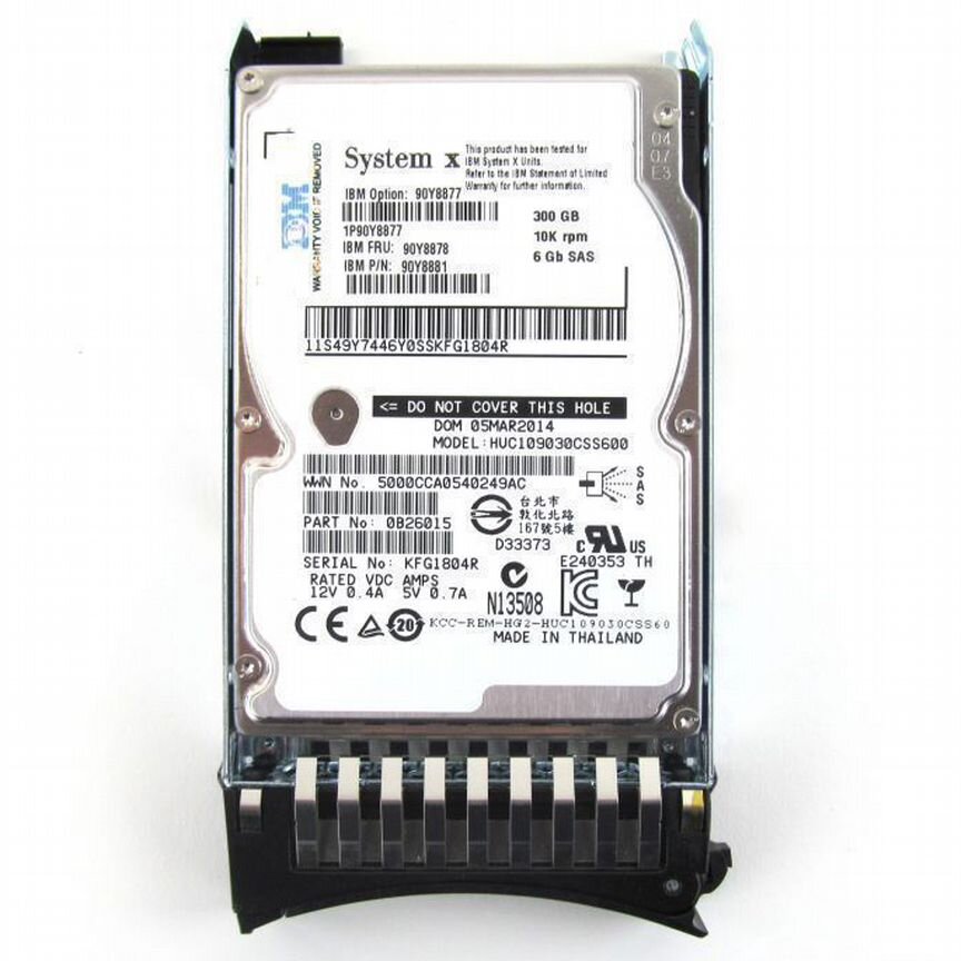 [90Y8878] Жесткий Диск Ibm 300gb 90y8881 Sas 2.5 90y8878