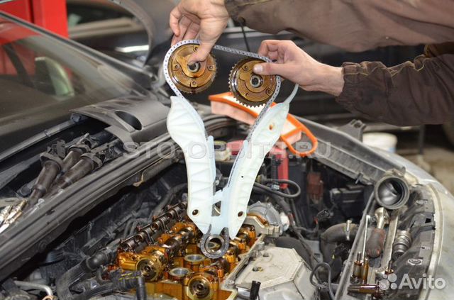 Комплек цепи грм peugeot 308 citroen c4 оригинал