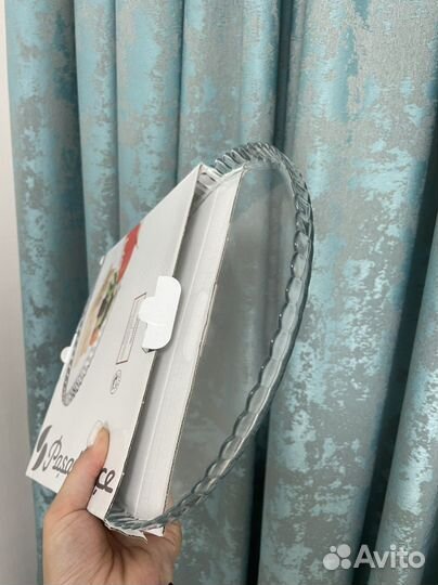 Блюдо Pasabahce, Стекло, диаметр 24 см