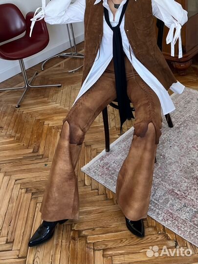 Брюки натуральная кожа