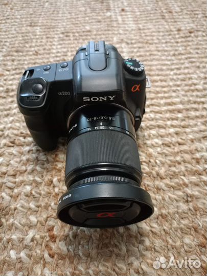 Фотоаппарат sony alfa 200