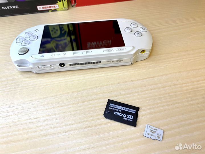Sony PSP e1008 64gb + 50 игр. Прошита