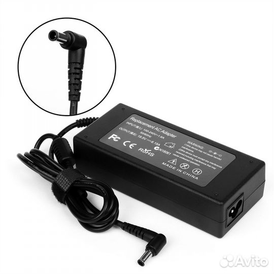 Блок питания для ноутбука Sony 19.5V 6.15A (6.0x4