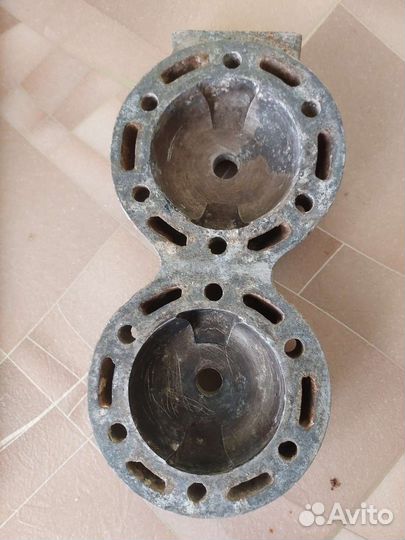 Головка блока целиндров от лодочного мотора вихрь