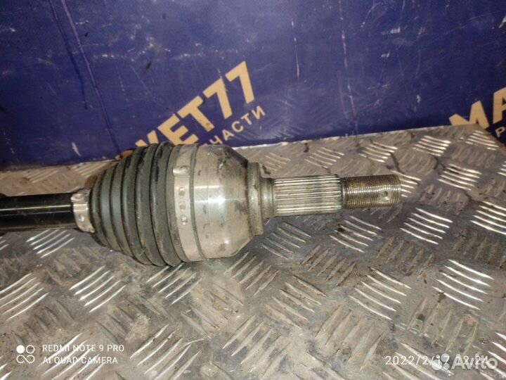 Привод передний правый Nissan Qashqai 2006-2013