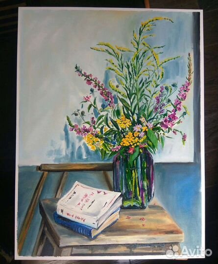 Картина масло, пастель, акварель
