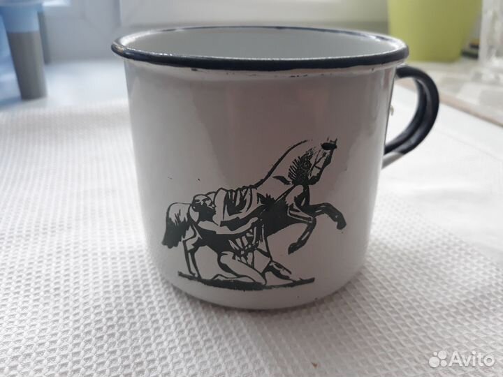 Кружка эмалированная СССР сувенирная