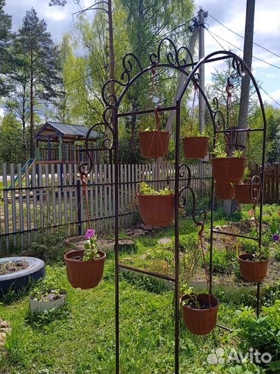 Арка садовая металлическая