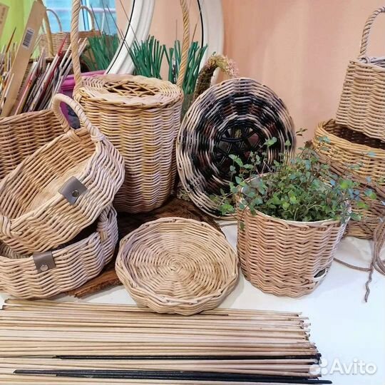 Плетеные изделия на заказ(обучаю)