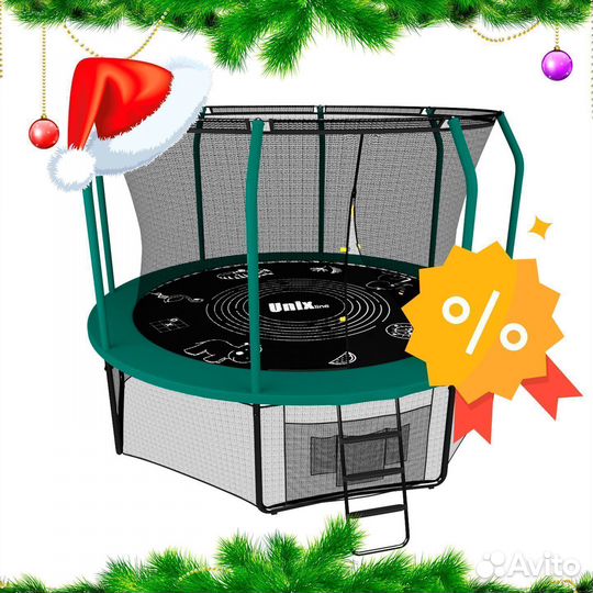 Батут с сеткой Новый арт. 2
