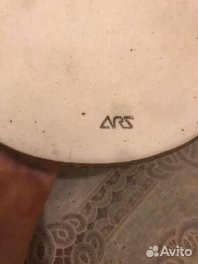 Керамическая ваза для фруктов. Винтаж, 1983 г