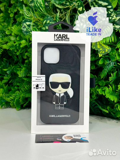 Чехол Karl Lagerfeld для iPhone 13 Hard Black (818