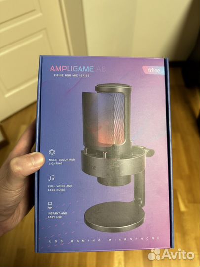 Микрофон Fifine A8 white