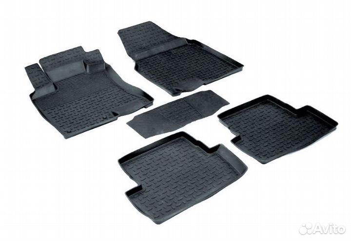 Резиновые коврики Nissan Qashqai c 2007