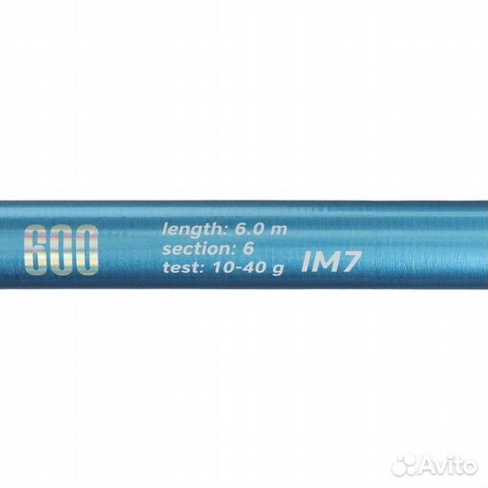 Удилище маховое б/к namazu viking Pole, 6 м, тест