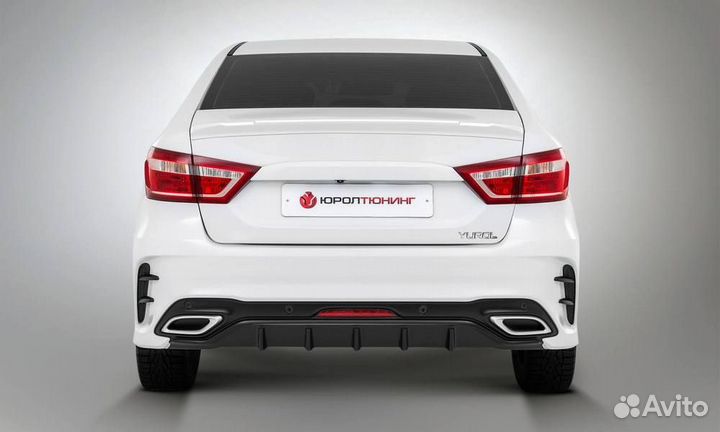 Бампер задний Юрол quasar на Лада Веста