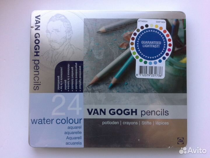 Акварельные карандаши Van Gogh