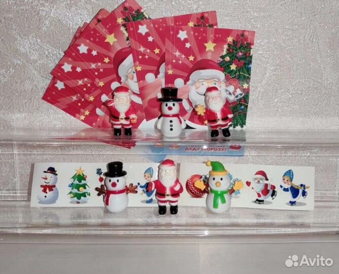 Новогодние фигурки из десертов не киндер, Растишка