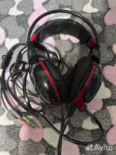 Игровые наушники с микрофоном bloody