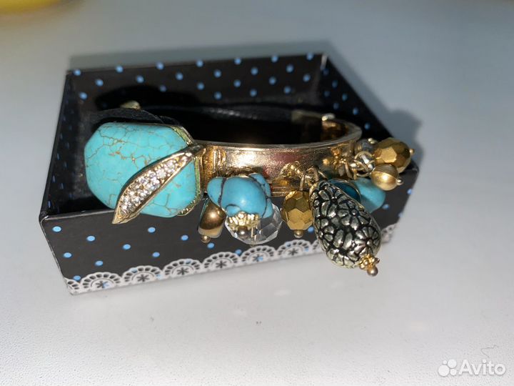 Браслет кольцо комплект новый