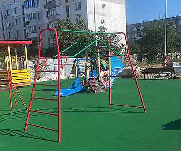Резиновое покрытие спортивных и детских площадок
