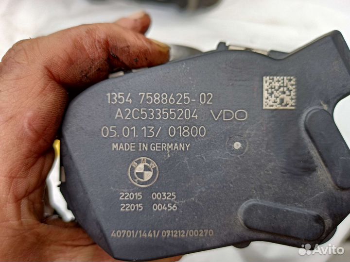 Заслонка дроссельная бмв x1e84