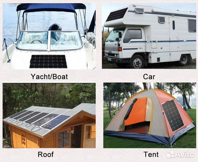 Комплект солнечных панелей 200w