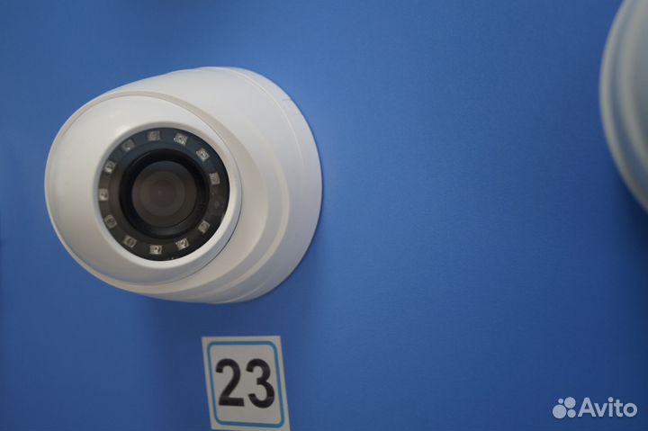 Внутренняя купольная камера видеонаблюдения 1Mpx