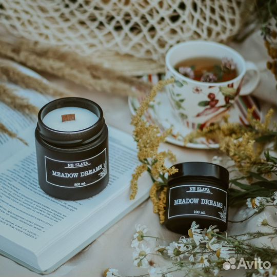 Соевая ароматическая свеча соевые свечи