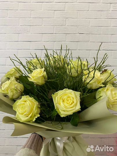 Цветы розы букет