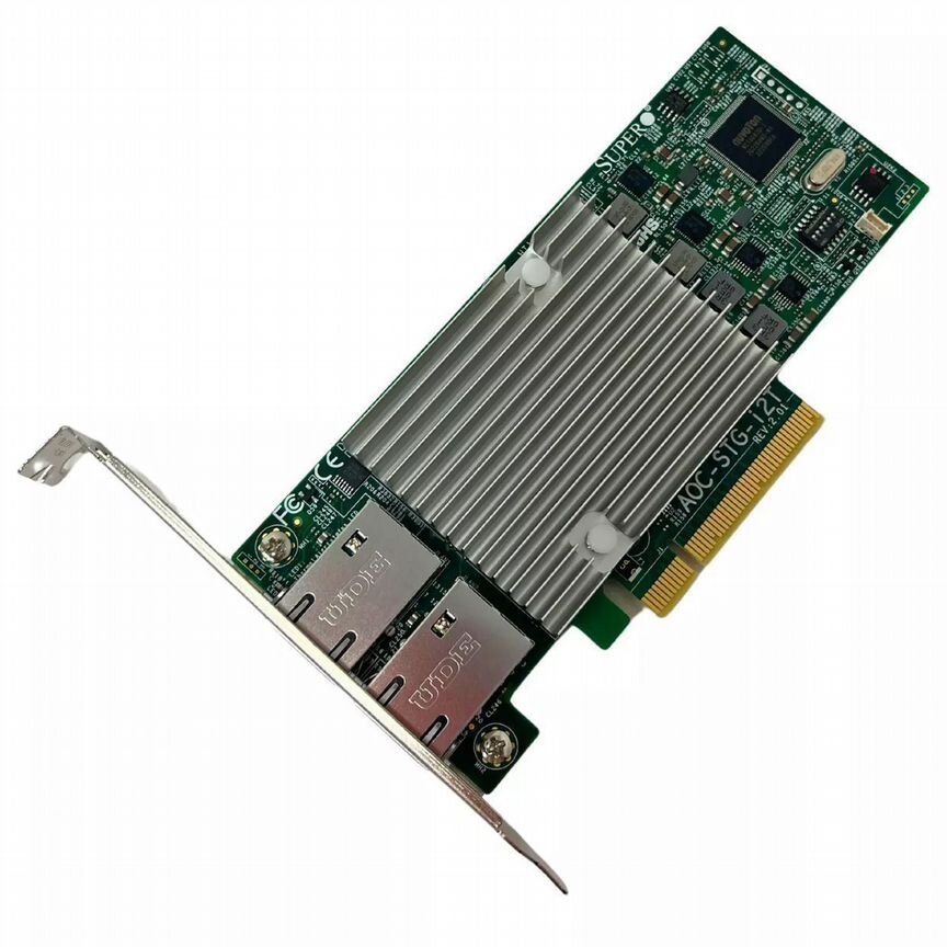 [AOC-STG-I2T] Сетевой Адаптер Supermicro Pci-E8x Aoc-Stg-I2t