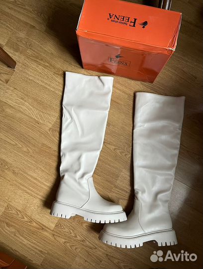 Сапоги женские высокие 37